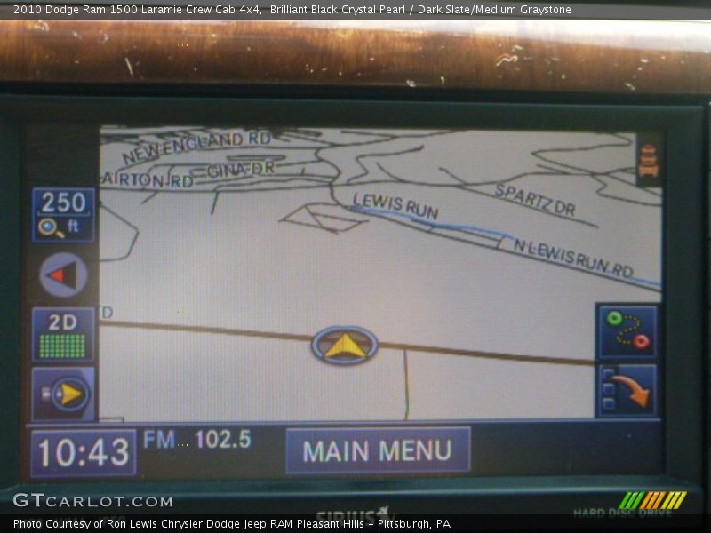 Brilliant Black Crystal Pearl / Dark Slate/Medium Graystone 2010 Dodge Ram 1500 Laramie Crew Cab 4x4