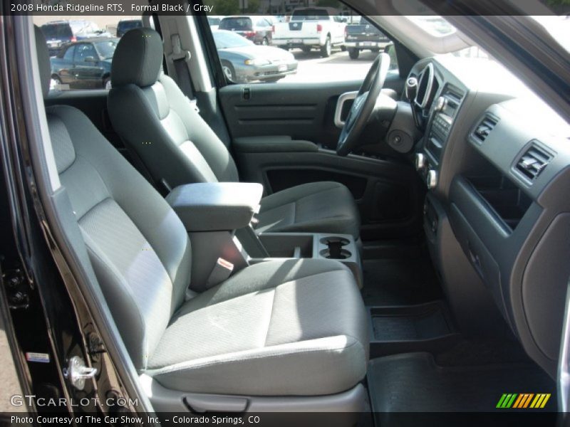 Formal Black / Gray 2008 Honda Ridgeline RTS