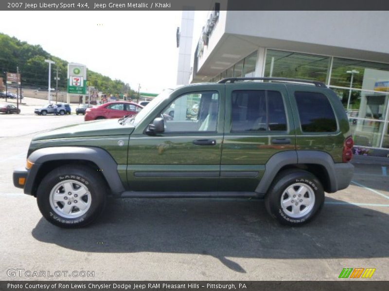 Jeep Green Metallic / Khaki 2007 Jeep Liberty Sport 4x4