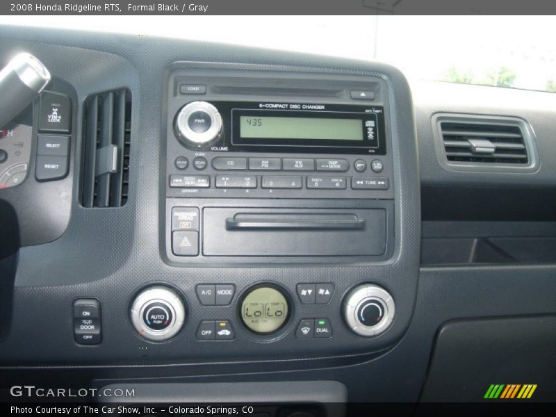 Formal Black / Gray 2008 Honda Ridgeline RTS