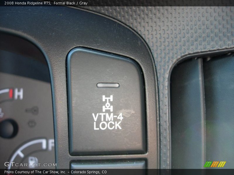 Formal Black / Gray 2008 Honda Ridgeline RTS