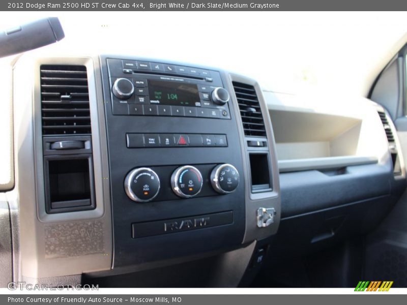 Bright White / Dark Slate/Medium Graystone 2012 Dodge Ram 2500 HD ST Crew Cab 4x4