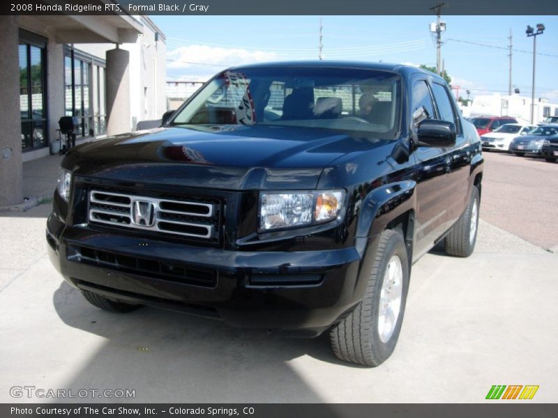 Formal Black / Gray 2008 Honda Ridgeline RTS