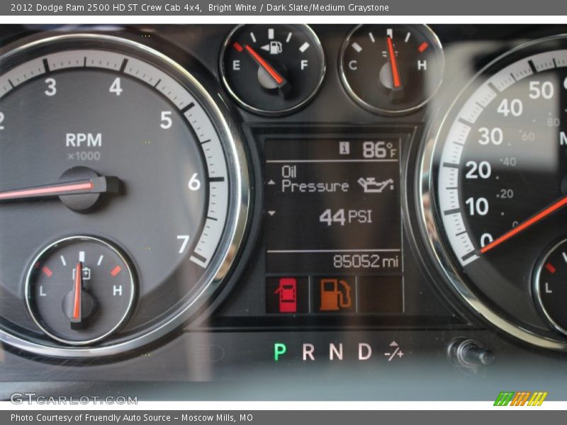 Bright White / Dark Slate/Medium Graystone 2012 Dodge Ram 2500 HD ST Crew Cab 4x4