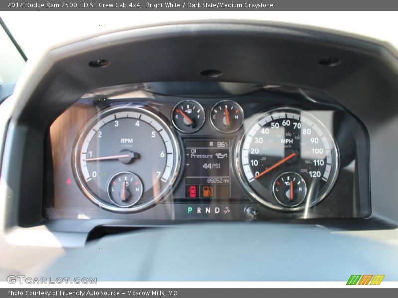 Bright White / Dark Slate/Medium Graystone 2012 Dodge Ram 2500 HD ST Crew Cab 4x4