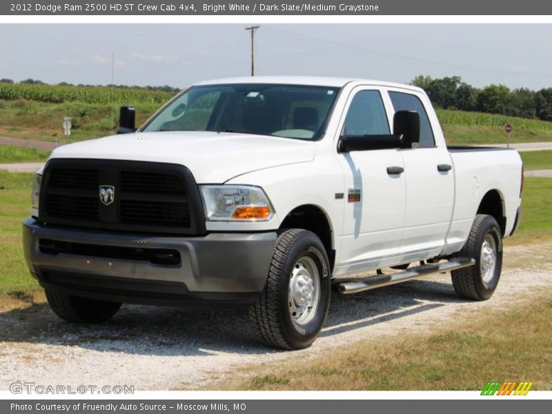 Bright White / Dark Slate/Medium Graystone 2012 Dodge Ram 2500 HD ST Crew Cab 4x4
