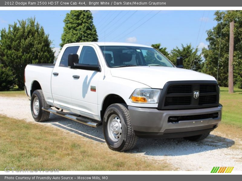 Bright White / Dark Slate/Medium Graystone 2012 Dodge Ram 2500 HD ST Crew Cab 4x4