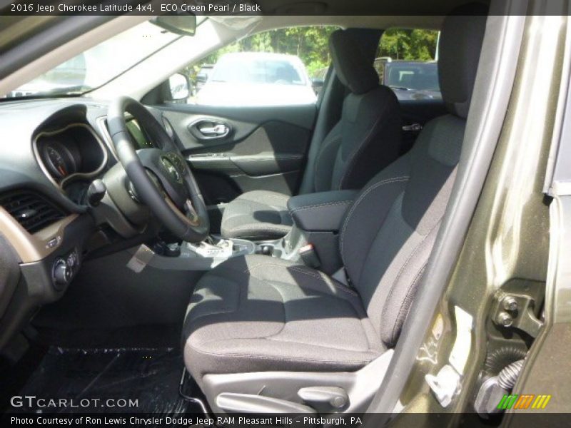 ECO Green Pearl / Black 2016 Jeep Cherokee Latitude 4x4
