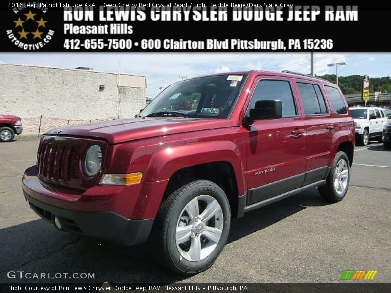 Deep Cherry Red Crystal Pearl / Light Pebble Beige/Dark Slate Gray 2016 Jeep Patriot Latitude 4x4