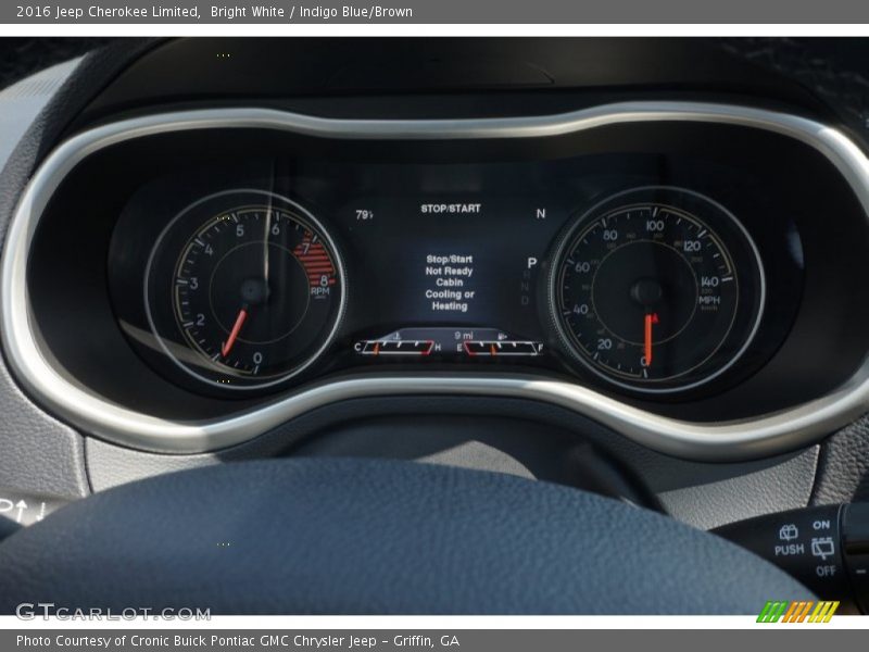  2016 Cherokee Limited Limited Gauges
