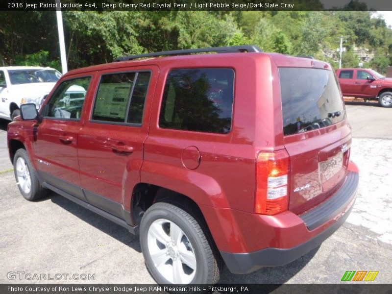 Deep Cherry Red Crystal Pearl / Light Pebble Beige/Dark Slate Gray 2016 Jeep Patriot Latitude 4x4