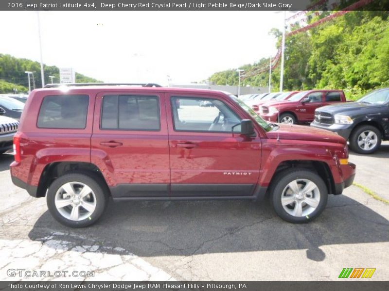 Deep Cherry Red Crystal Pearl / Light Pebble Beige/Dark Slate Gray 2016 Jeep Patriot Latitude 4x4