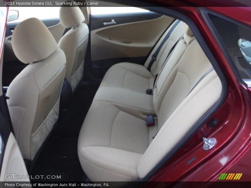 Sparkling Ruby / Camel 2013 Hyundai Sonata GLS