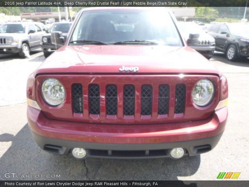 Deep Cherry Red Crystal Pearl / Light Pebble Beige/Dark Slate Gray 2016 Jeep Patriot Latitude 4x4