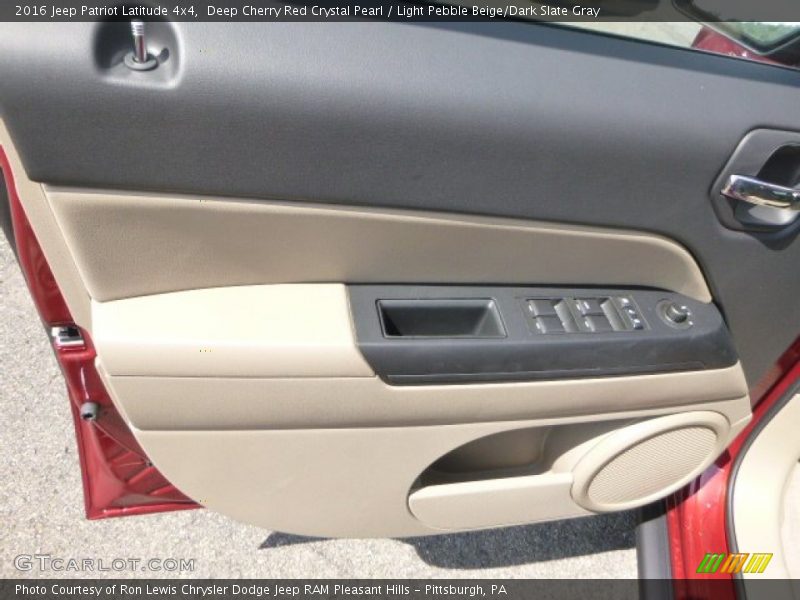 Deep Cherry Red Crystal Pearl / Light Pebble Beige/Dark Slate Gray 2016 Jeep Patriot Latitude 4x4