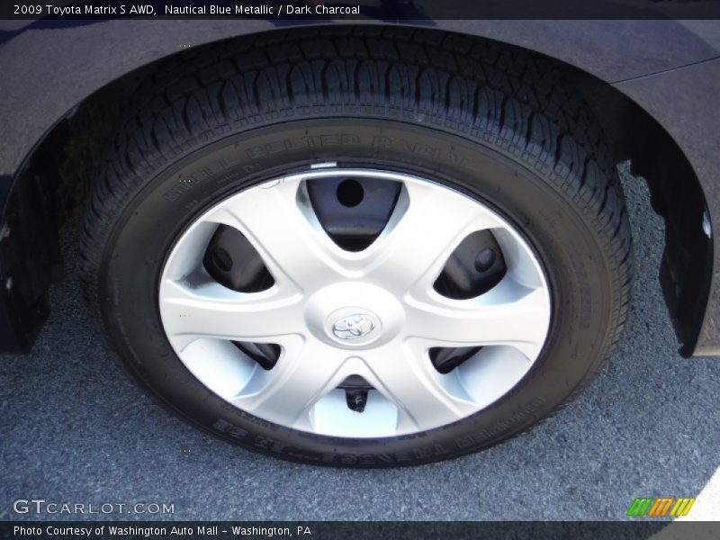 Nautical Blue Metallic / Dark Charcoal 2009 Toyota Matrix S AWD