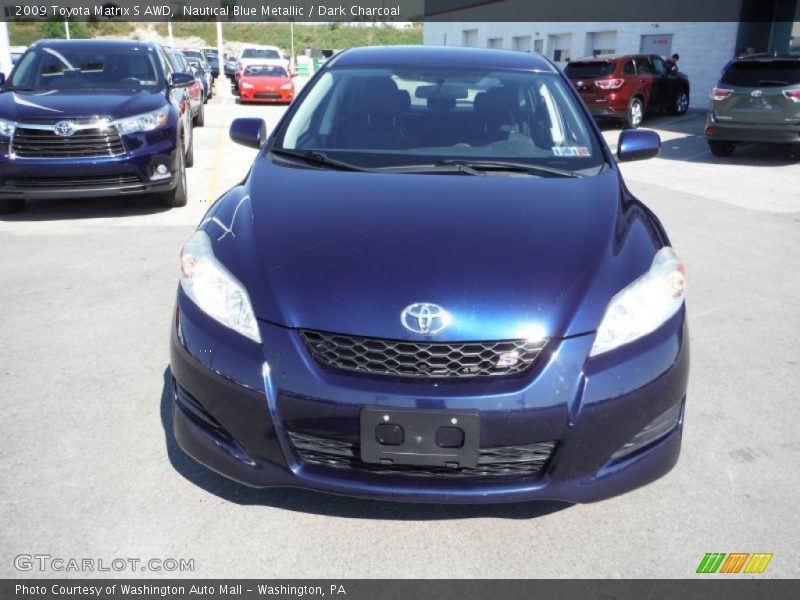 Nautical Blue Metallic / Dark Charcoal 2009 Toyota Matrix S AWD