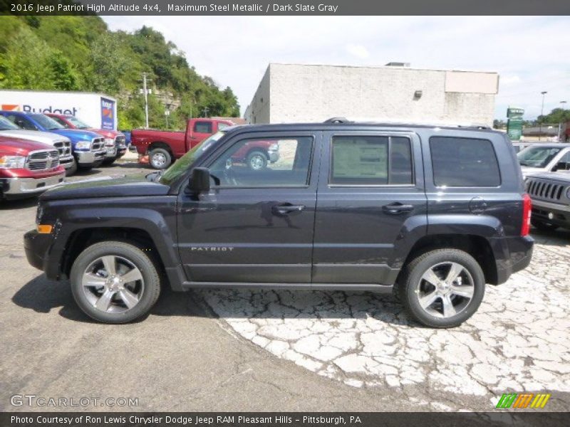 Maximum Steel Metallic / Dark Slate Gray 2016 Jeep Patriot High Altitude 4x4