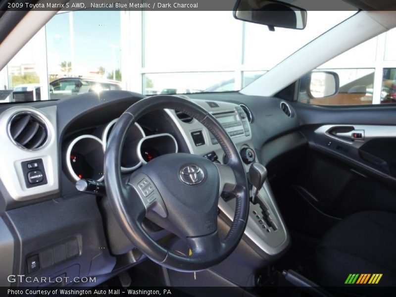 Nautical Blue Metallic / Dark Charcoal 2009 Toyota Matrix S AWD