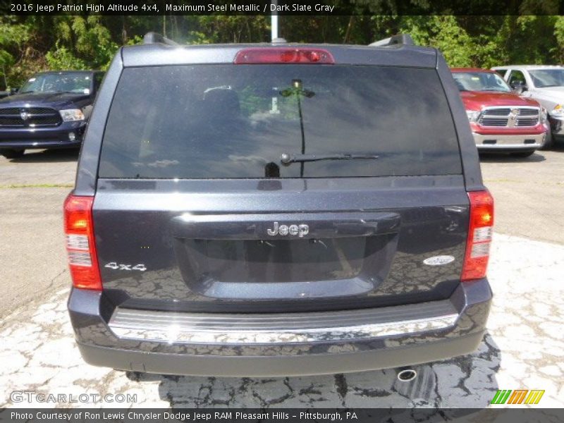 Maximum Steel Metallic / Dark Slate Gray 2016 Jeep Patriot High Altitude 4x4