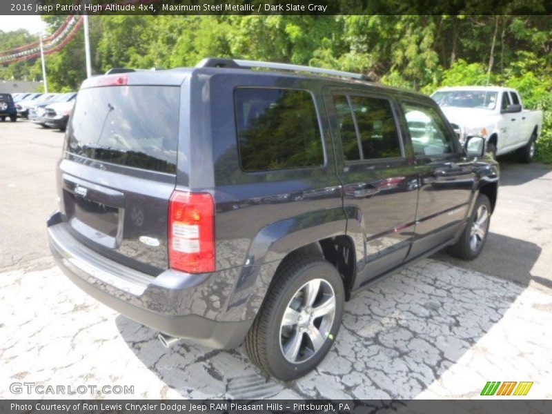Maximum Steel Metallic / Dark Slate Gray 2016 Jeep Patriot High Altitude 4x4