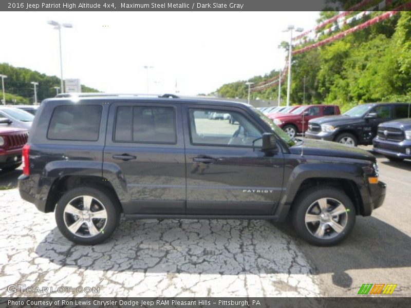 Maximum Steel Metallic / Dark Slate Gray 2016 Jeep Patriot High Altitude 4x4
