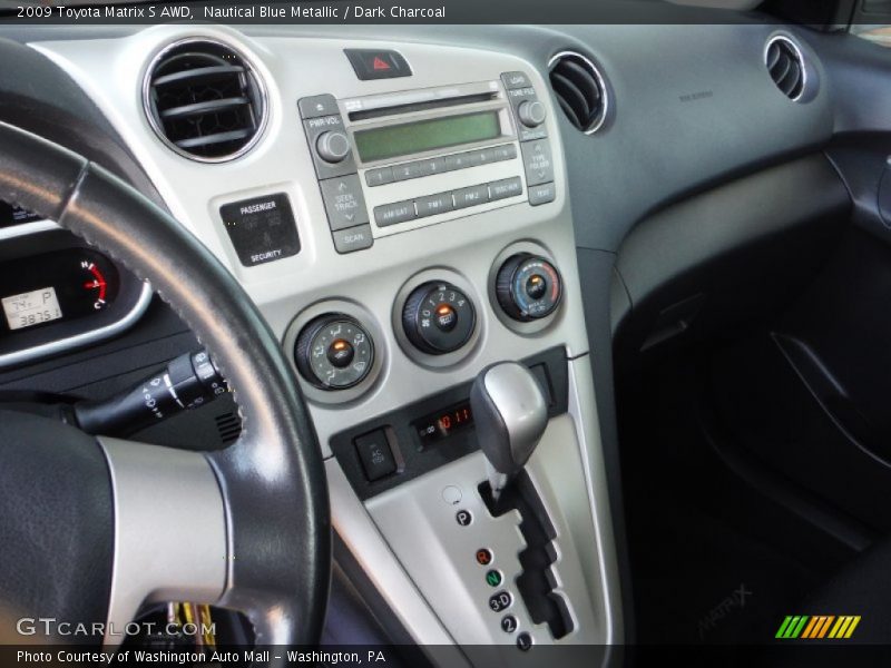 Nautical Blue Metallic / Dark Charcoal 2009 Toyota Matrix S AWD