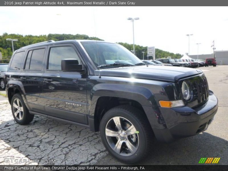 Maximum Steel Metallic / Dark Slate Gray 2016 Jeep Patriot High Altitude 4x4