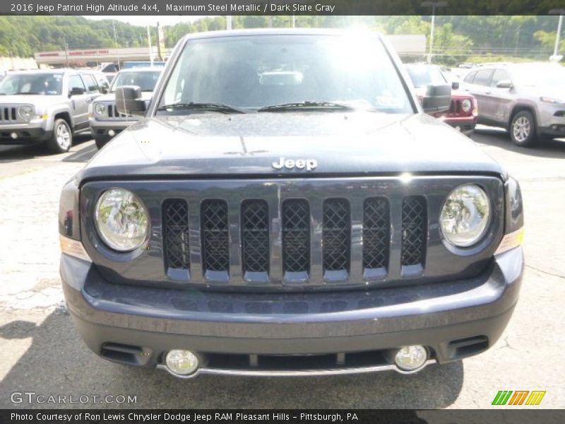 Maximum Steel Metallic / Dark Slate Gray 2016 Jeep Patriot High Altitude 4x4