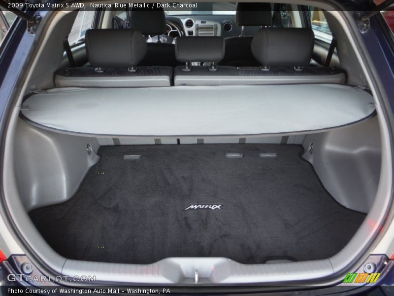 Nautical Blue Metallic / Dark Charcoal 2009 Toyota Matrix S AWD