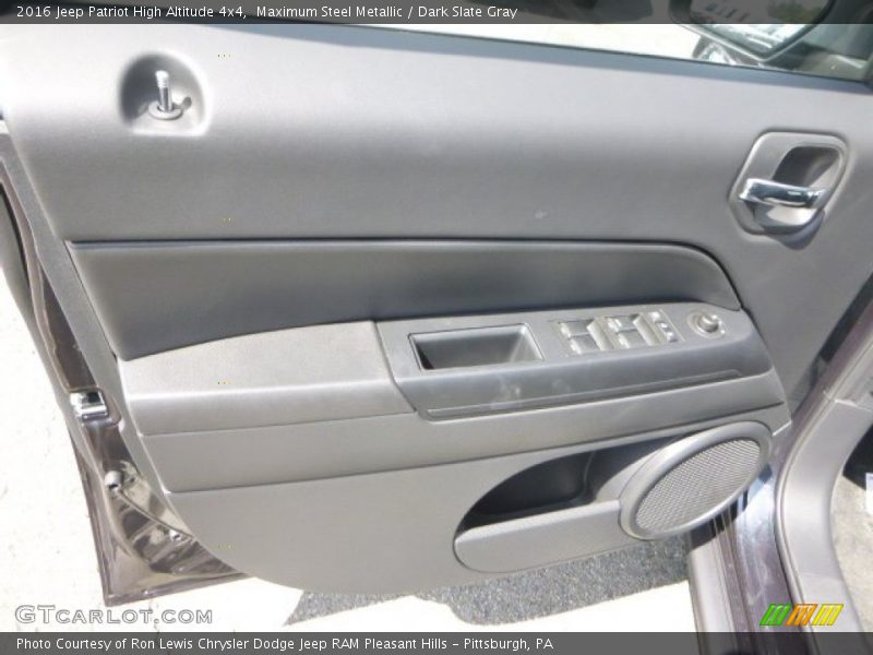 Maximum Steel Metallic / Dark Slate Gray 2016 Jeep Patriot High Altitude 4x4