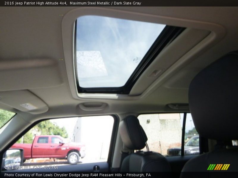 Maximum Steel Metallic / Dark Slate Gray 2016 Jeep Patriot High Altitude 4x4