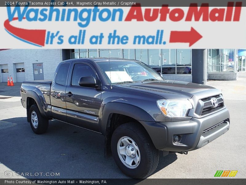 Magnetic Gray Metallic / Graphite 2014 Toyota Tacoma Access Cab 4x4