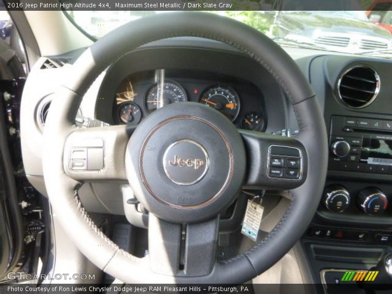 Maximum Steel Metallic / Dark Slate Gray 2016 Jeep Patriot High Altitude 4x4