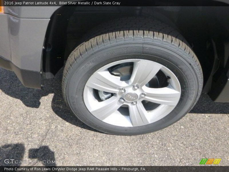 Billet Silver Metallic / Dark Slate Gray 2016 Jeep Patriot Latitude 4x4