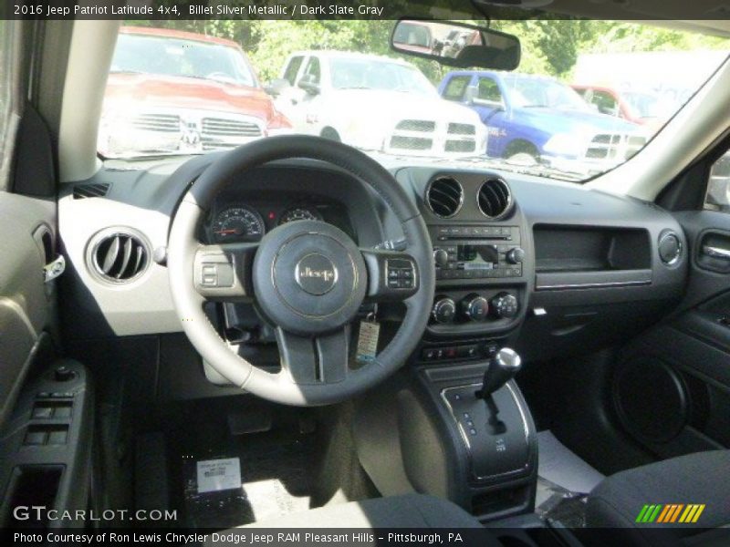 Billet Silver Metallic / Dark Slate Gray 2016 Jeep Patriot Latitude 4x4