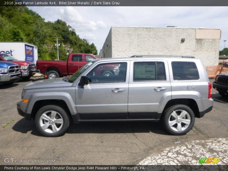 Billet Silver Metallic / Dark Slate Gray 2016 Jeep Patriot Latitude 4x4