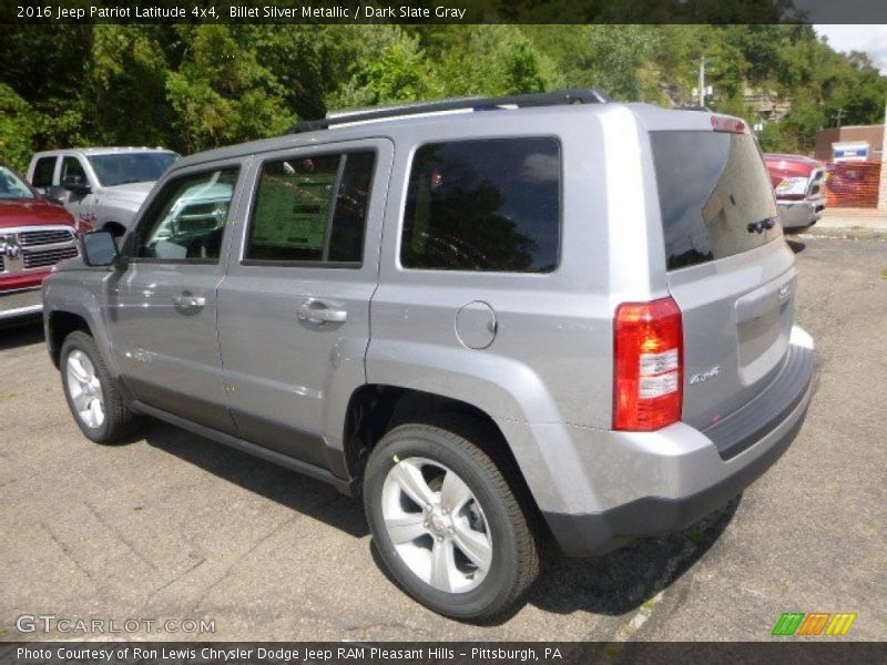 Billet Silver Metallic / Dark Slate Gray 2016 Jeep Patriot Latitude 4x4