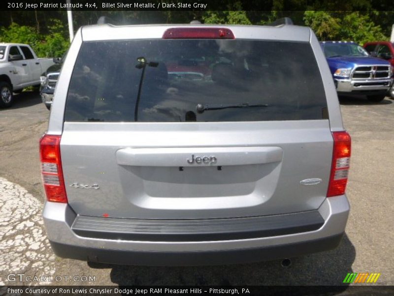 Billet Silver Metallic / Dark Slate Gray 2016 Jeep Patriot Latitude 4x4