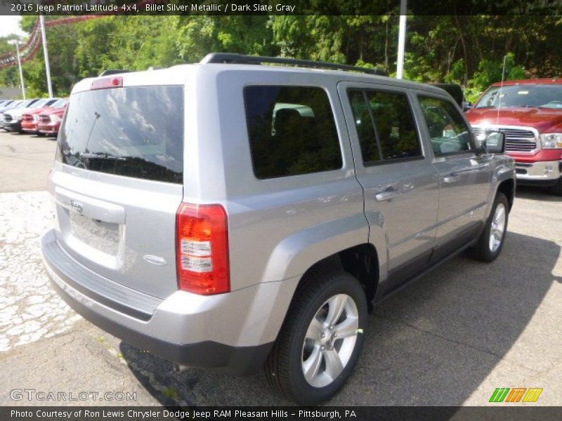 Billet Silver Metallic / Dark Slate Gray 2016 Jeep Patriot Latitude 4x4