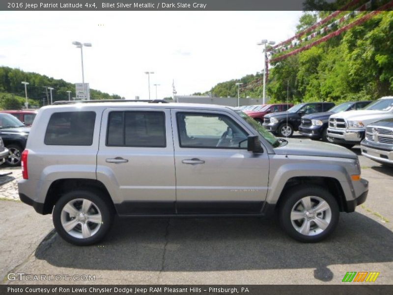 Billet Silver Metallic / Dark Slate Gray 2016 Jeep Patriot Latitude 4x4