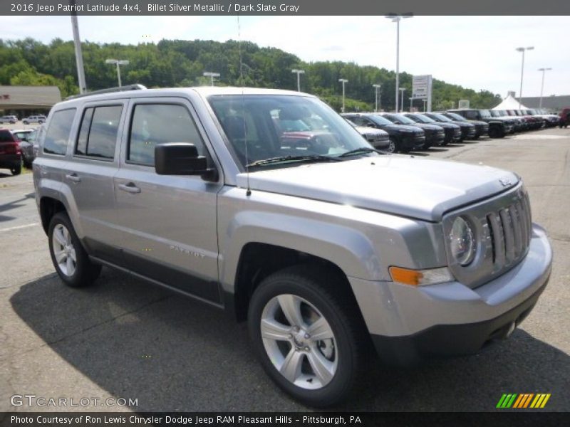 Billet Silver Metallic / Dark Slate Gray 2016 Jeep Patriot Latitude 4x4