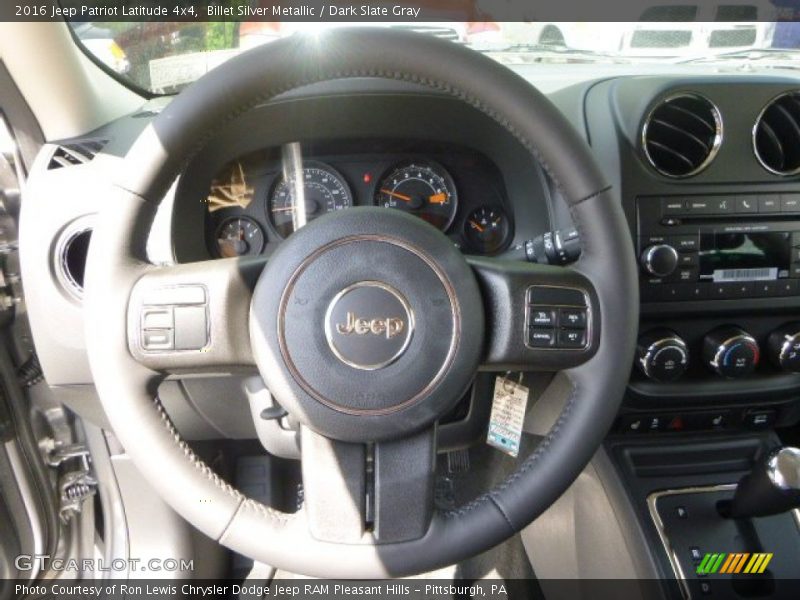 Billet Silver Metallic / Dark Slate Gray 2016 Jeep Patriot Latitude 4x4