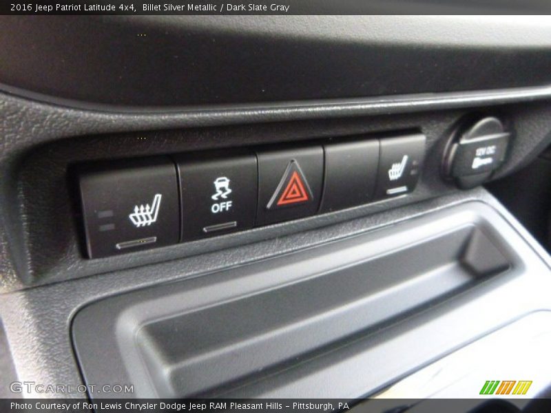 Billet Silver Metallic / Dark Slate Gray 2016 Jeep Patriot Latitude 4x4
