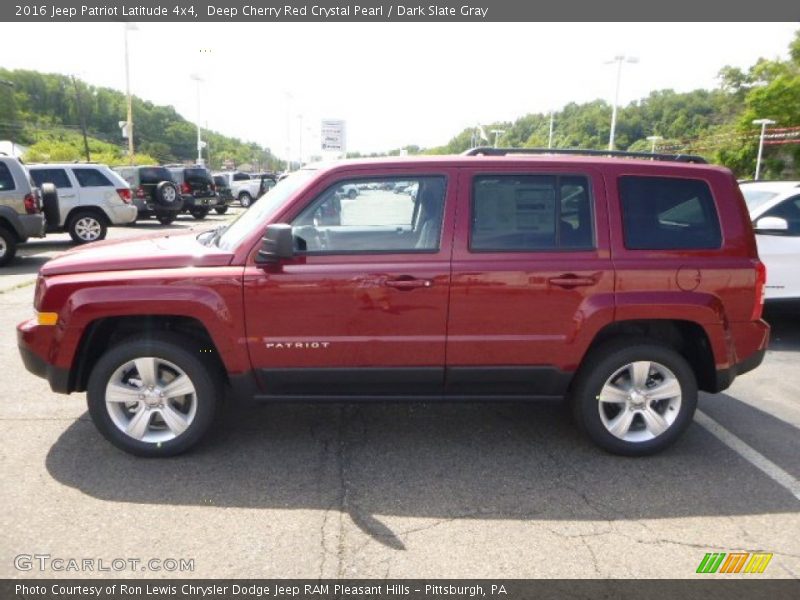 Deep Cherry Red Crystal Pearl / Dark Slate Gray 2016 Jeep Patriot Latitude 4x4