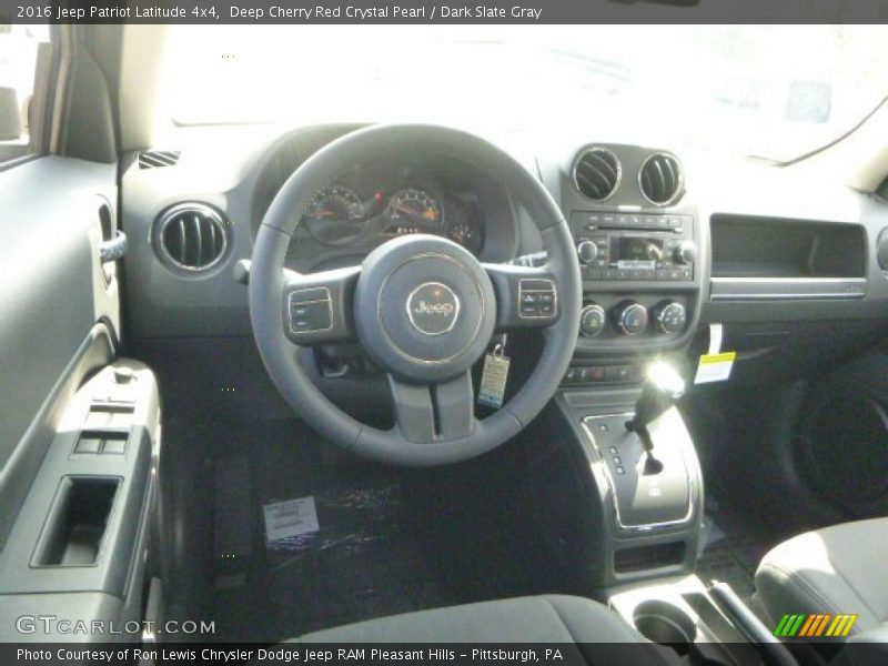 Deep Cherry Red Crystal Pearl / Dark Slate Gray 2016 Jeep Patriot Latitude 4x4