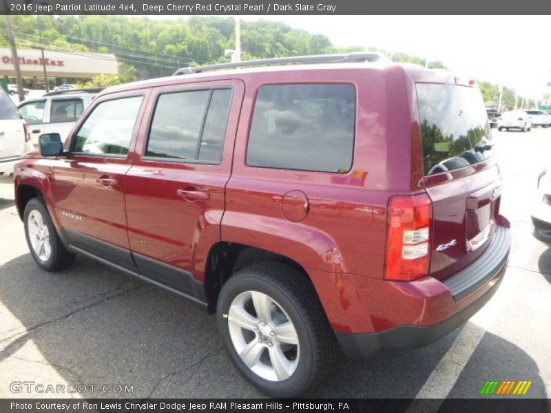 Deep Cherry Red Crystal Pearl / Dark Slate Gray 2016 Jeep Patriot Latitude 4x4