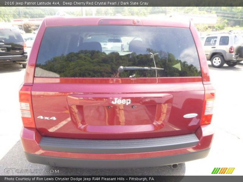 Deep Cherry Red Crystal Pearl / Dark Slate Gray 2016 Jeep Patriot Latitude 4x4