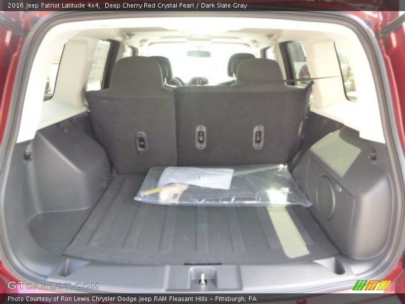 Deep Cherry Red Crystal Pearl / Dark Slate Gray 2016 Jeep Patriot Latitude 4x4