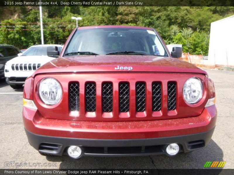Deep Cherry Red Crystal Pearl / Dark Slate Gray 2016 Jeep Patriot Latitude 4x4